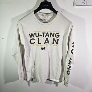 2018 Wu-Tang Clan White Long Sleeve T-Shirt!